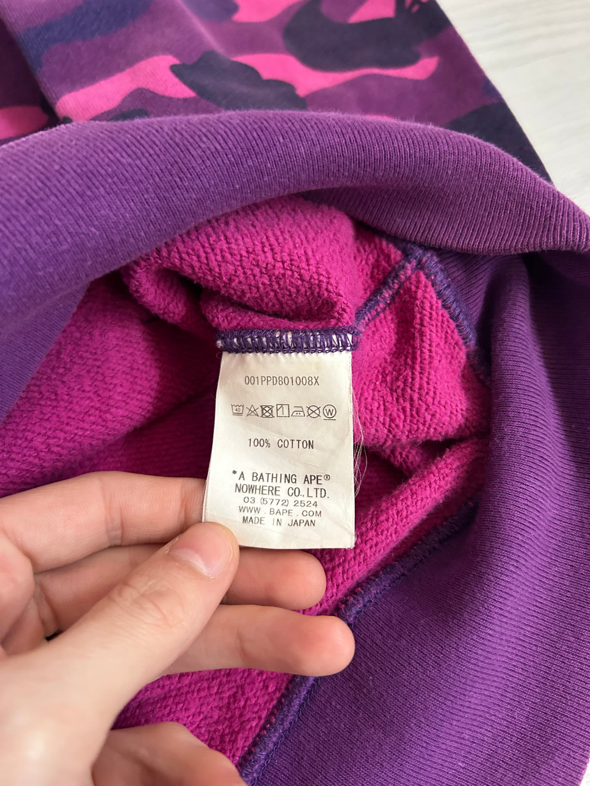 A Bathing Ape Colour Camo Hoodie - Size Medium