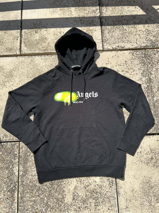 Palm Angels Spray Malibu Hoodie - Size Large