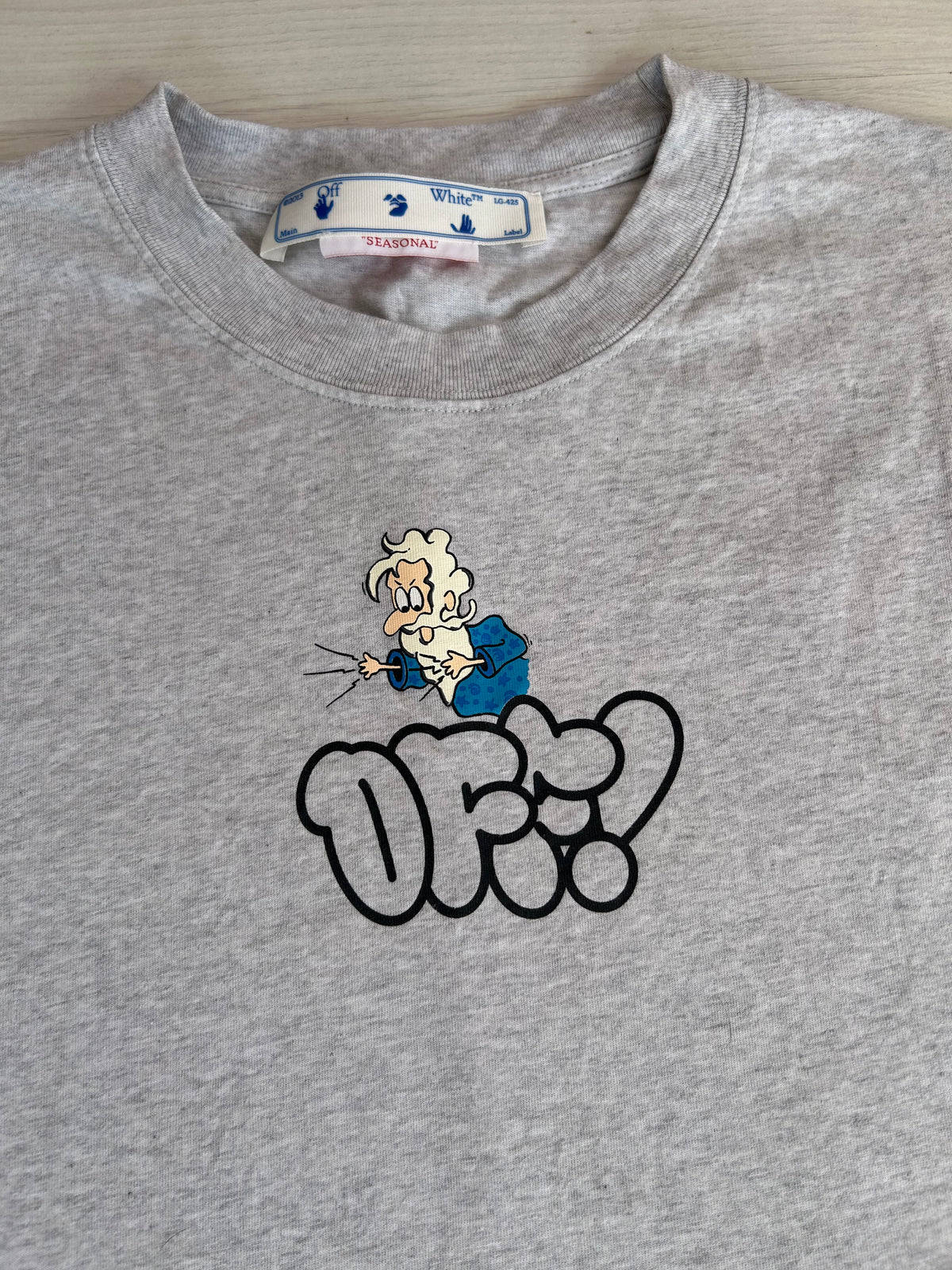 Off-White Wizard Graffiti T-Shirt - Size Medium
