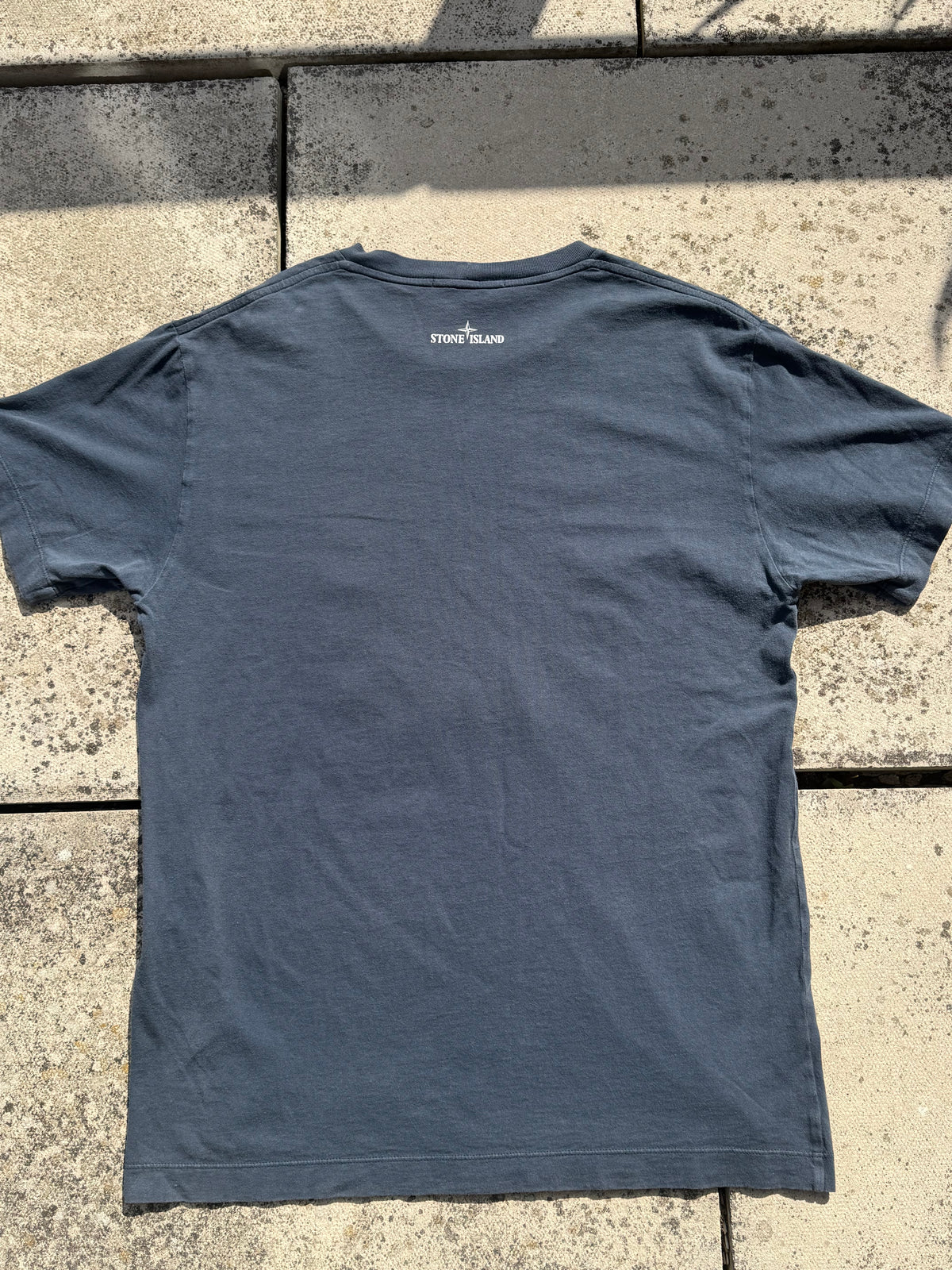 Stone Island Compass Motif T-Shirt - Size Large