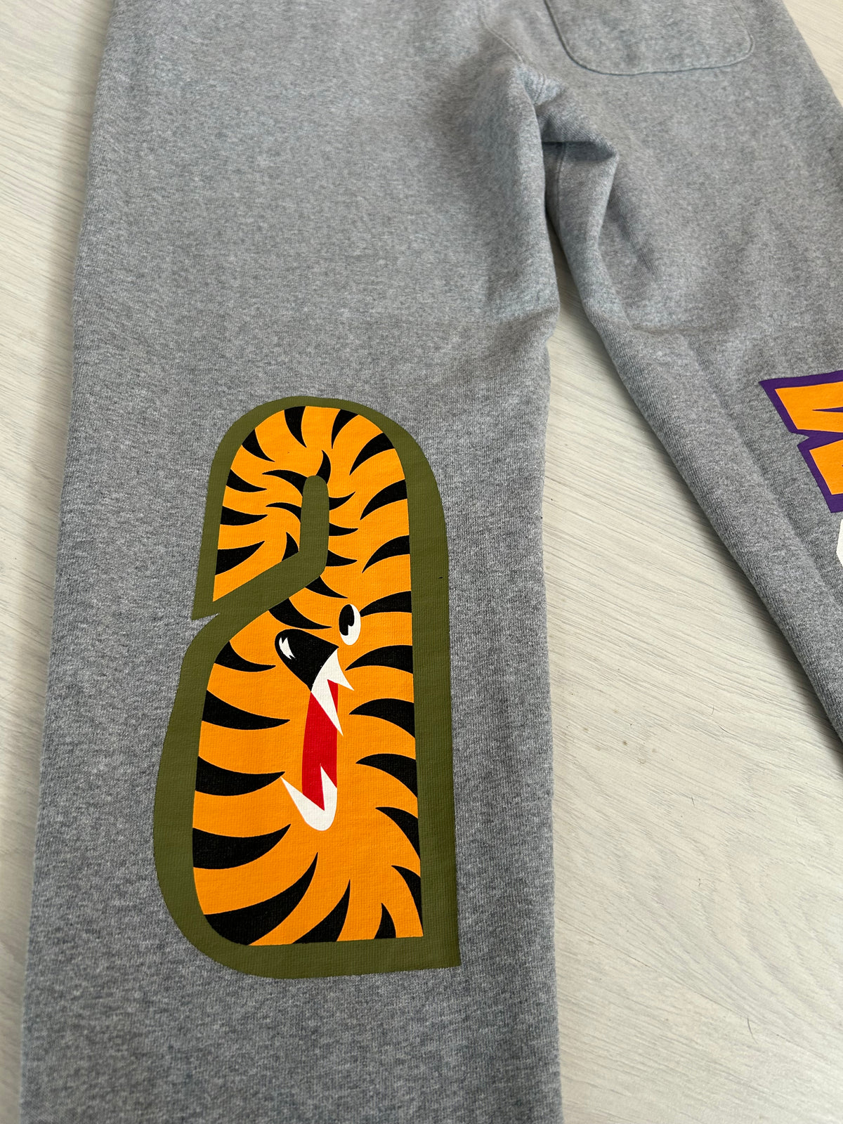 A Bathing Ape Shark & Tiger WGM Joggers - Size Medium