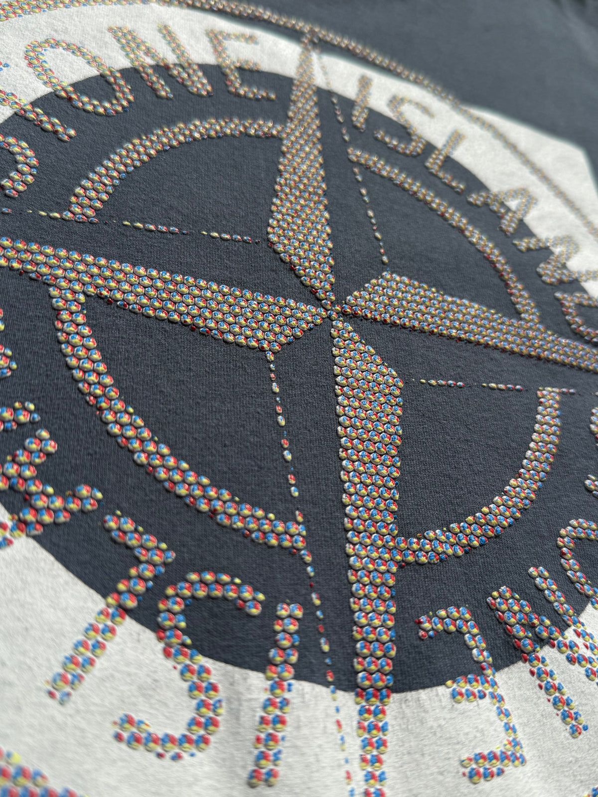 Stone Island Compass Motif T-Shirt - Size Large