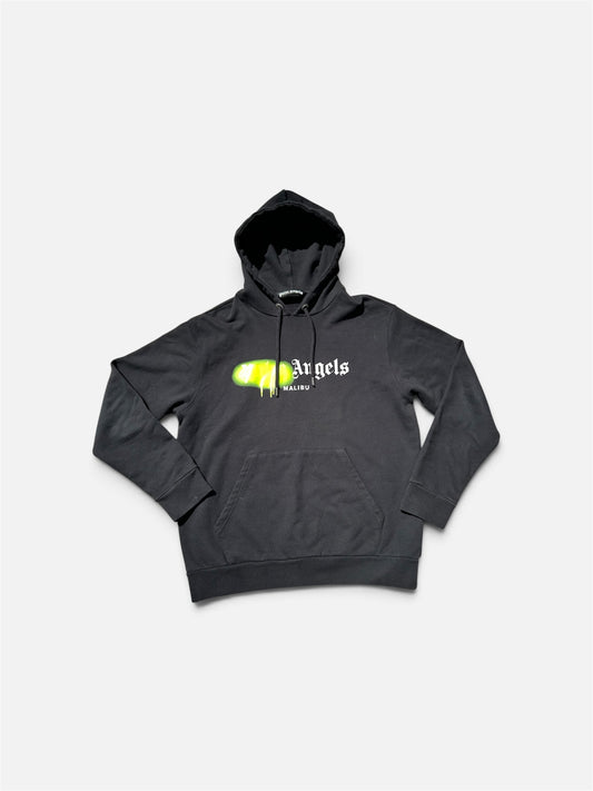 Palm Angels Spray Malibu Hoodie - Size Large