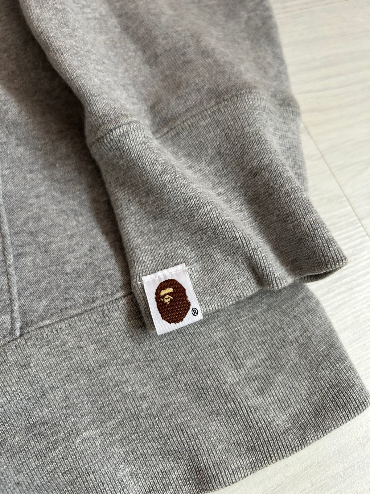 A Bathing Ape Purple Camo Shark Full Zip Hoodie - Size Large