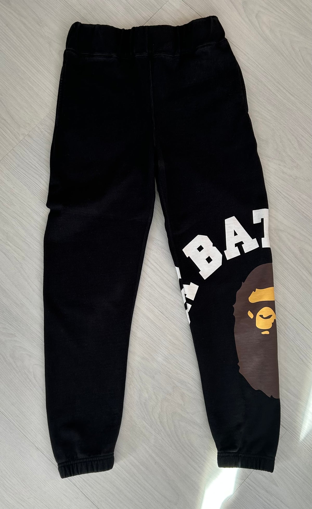A Bathing Ape Giant College Joggers - Size Medium