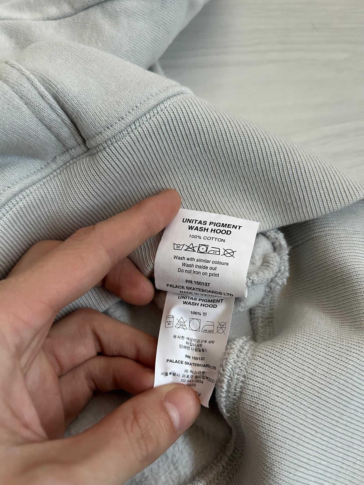 Palace Unitas Pigment Wash Hoodie - Size XL