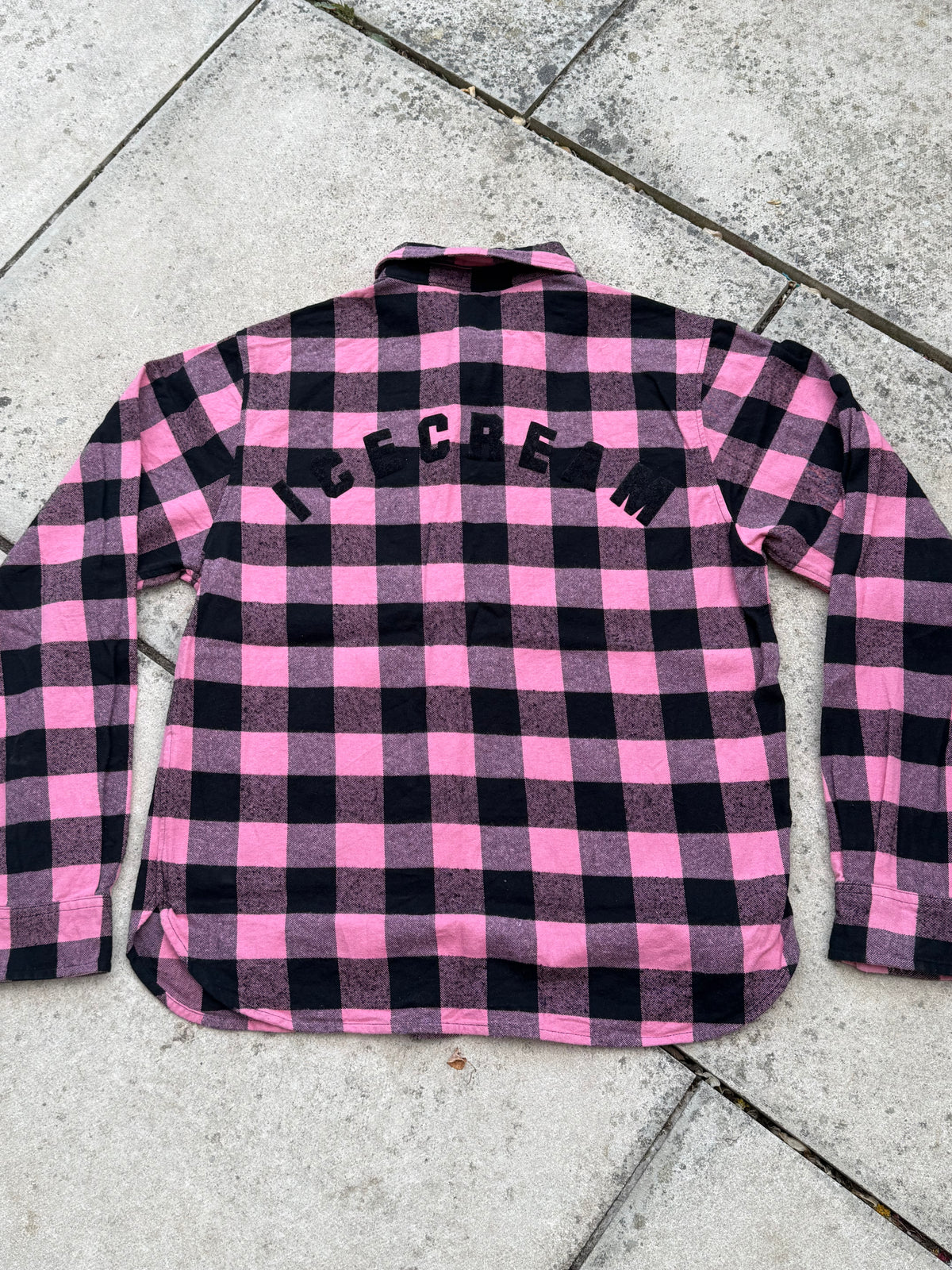 Billionaire Boys Club ICECREAM Flannel Shirt - Size Small