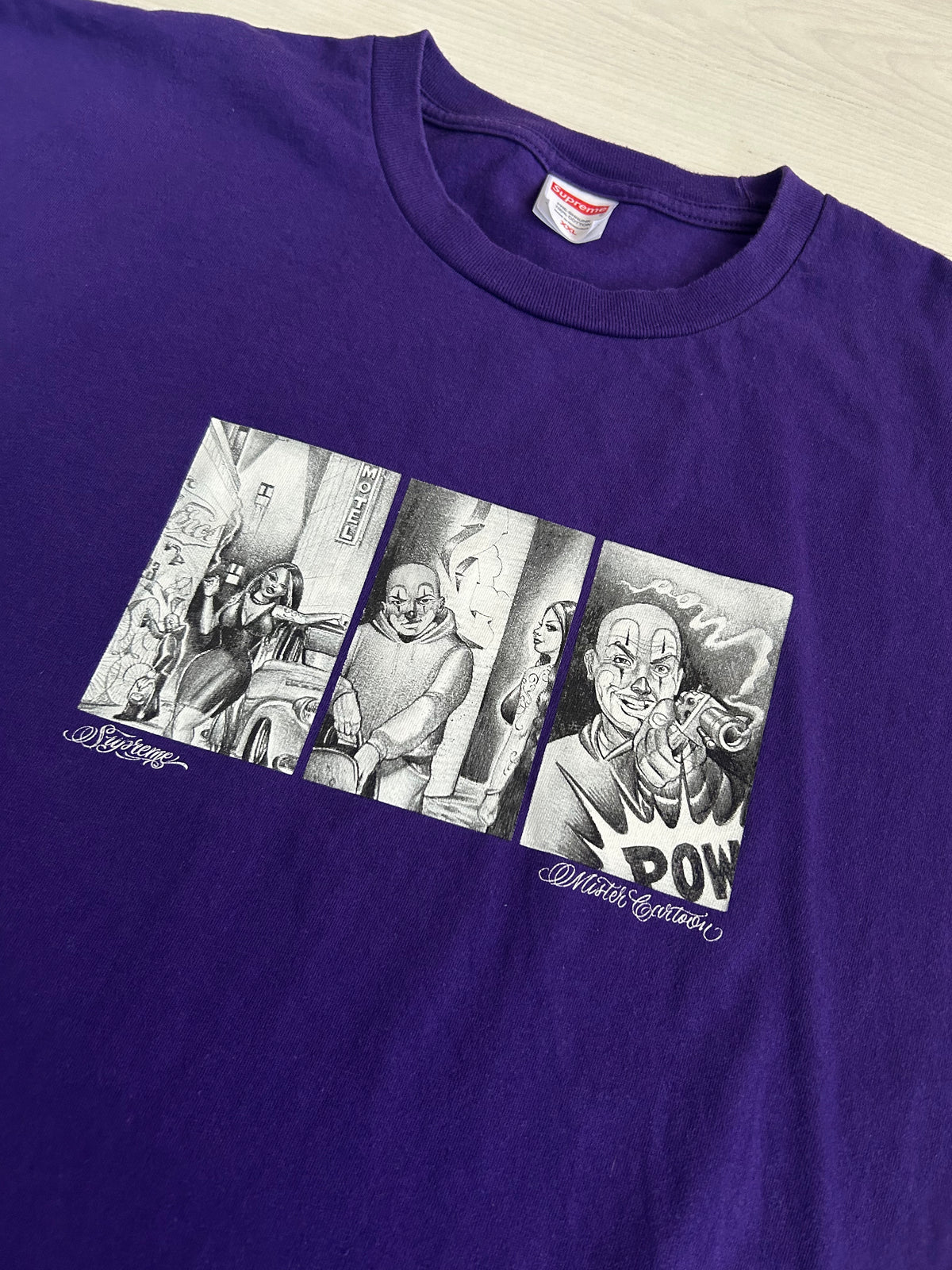 Supreme Mister Cartoon Pow T-Shirt - Size XXL