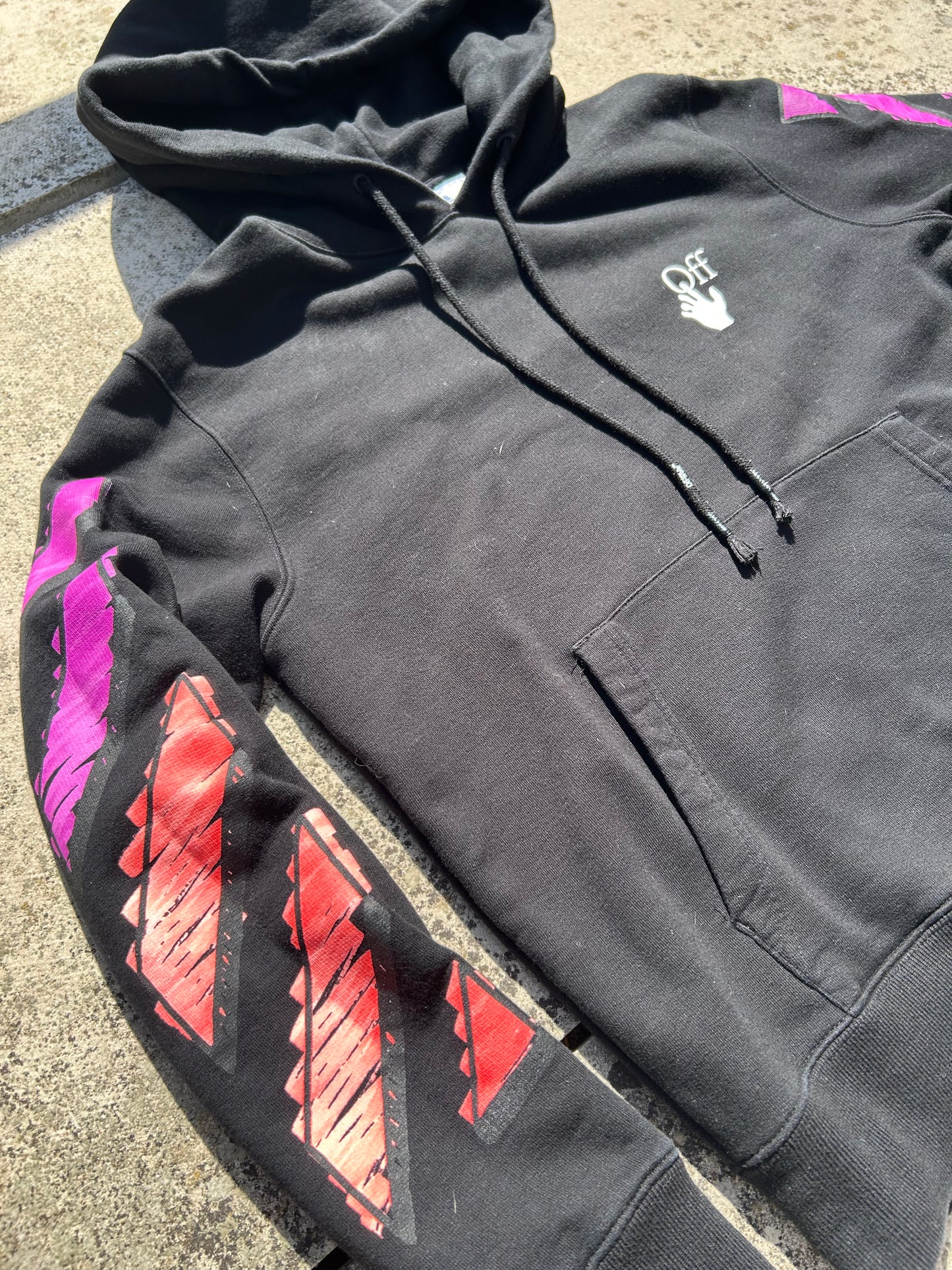 Off-White Marker Slim Hoodie - Size Small