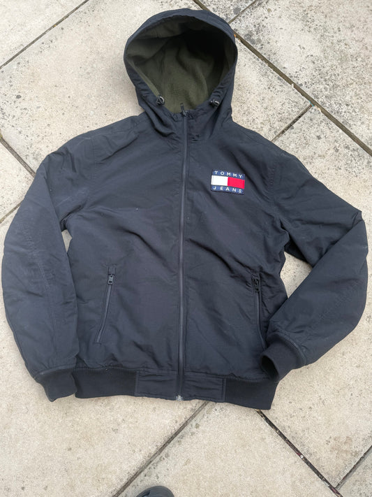 Tommy Jeans Fleece Lined Coat - Size Small