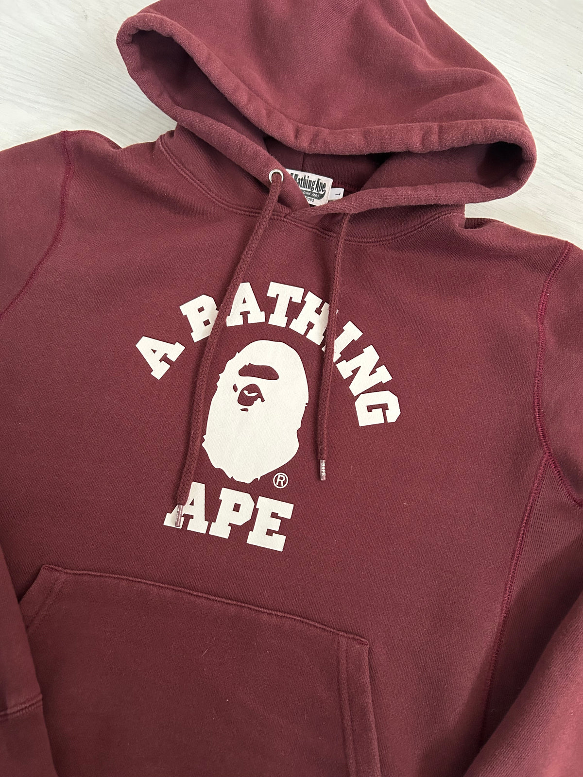 A Bathing Ape College Hoodie - Size Large