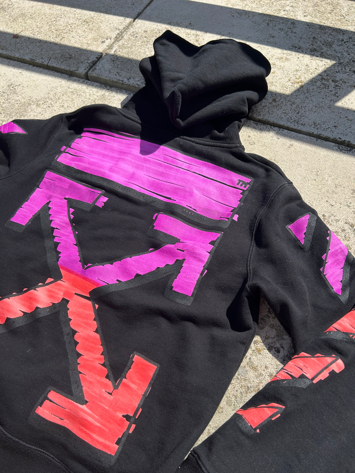 Off-White Marker Slim Hoodie - Size Small
