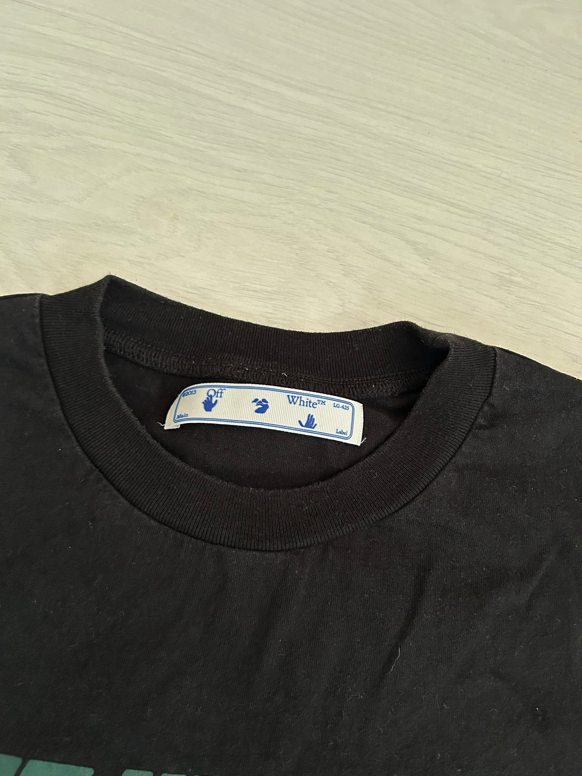 Off-White Trellis Worker T-Shirt - Size Small