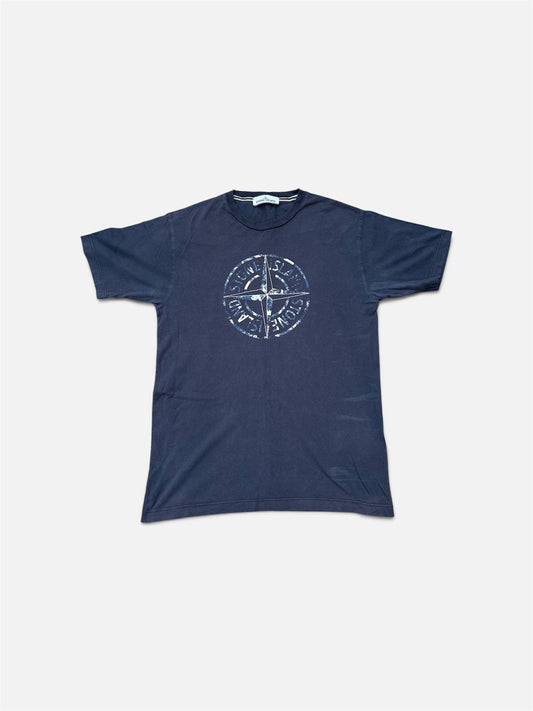 Stone Island Compass Print T-Shirt - Size XL