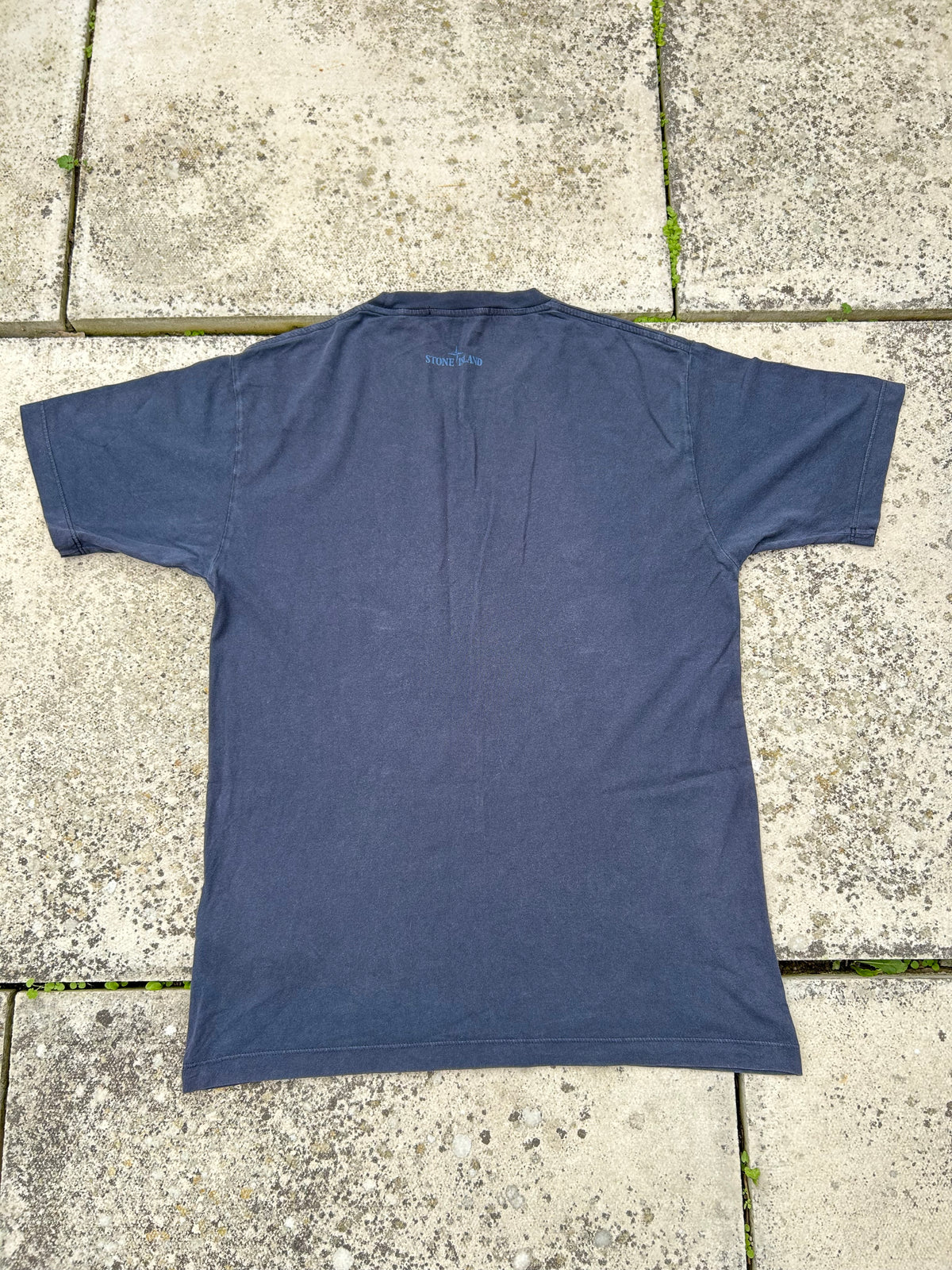 Stone Island Compass Print T-Shirt - Size Medium