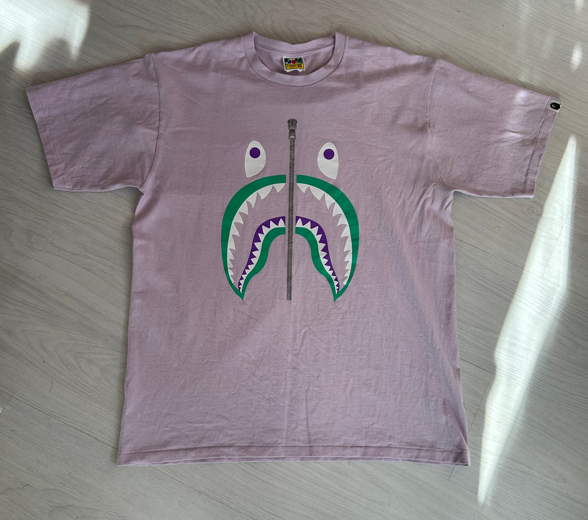A Bathing Ape Colours Shark T-Shirt - Size XXL