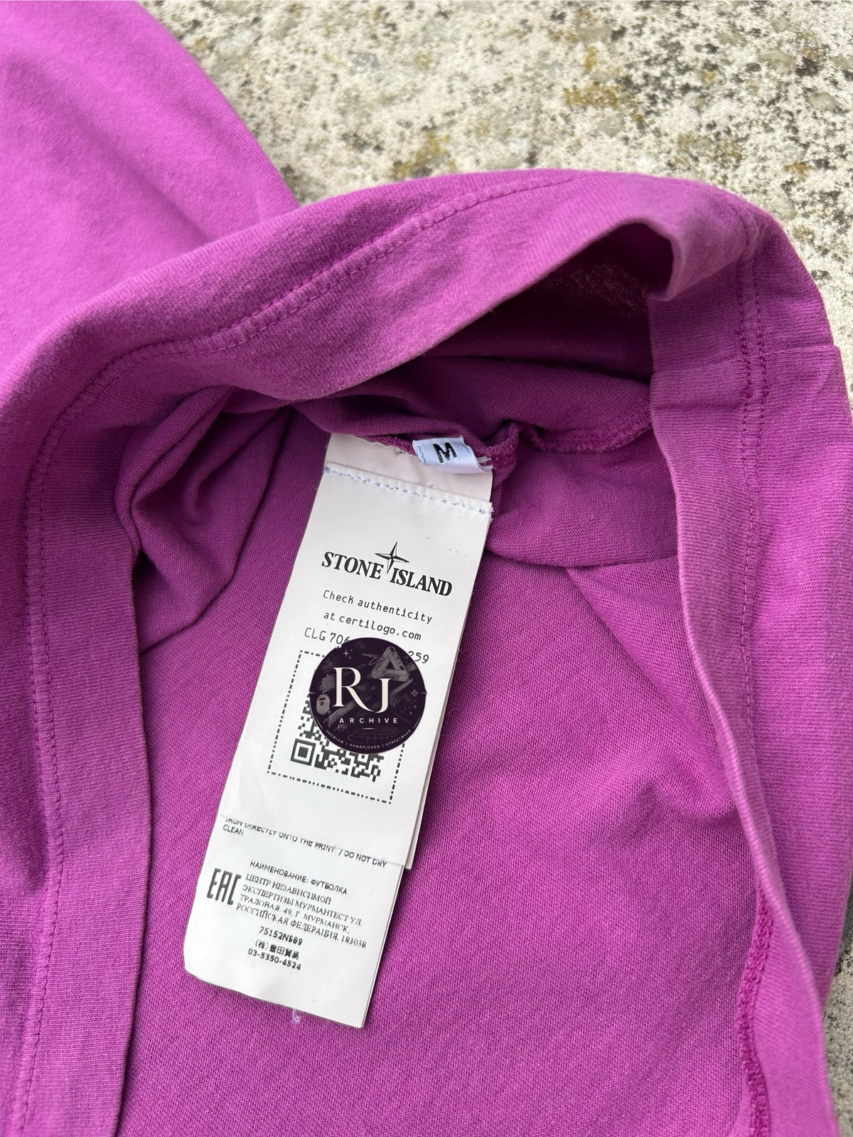 Stone Island Lenticular Two T-Shirt - Size Medium