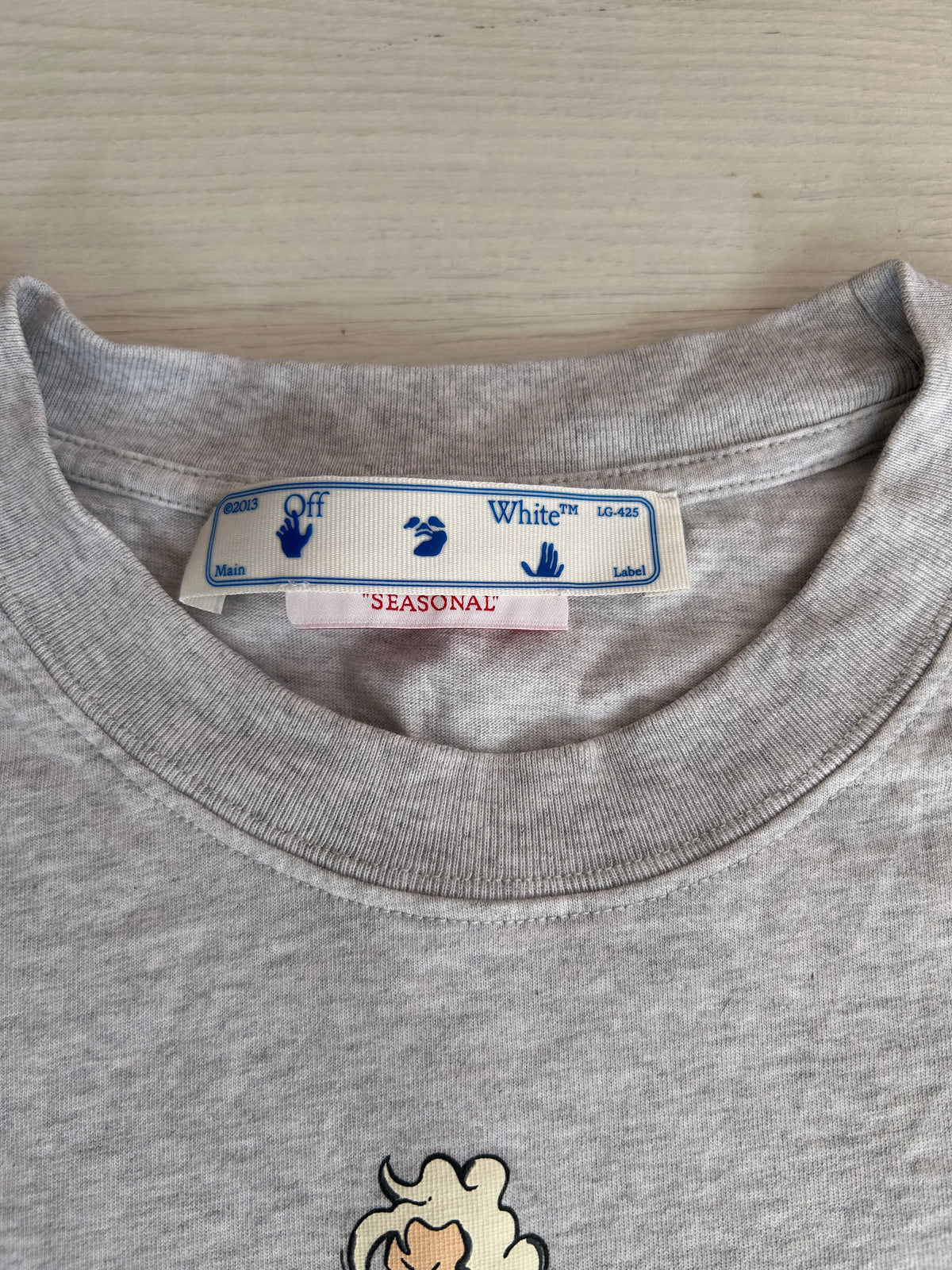 Off-White Wizard Graffiti T-Shirt - Size Medium