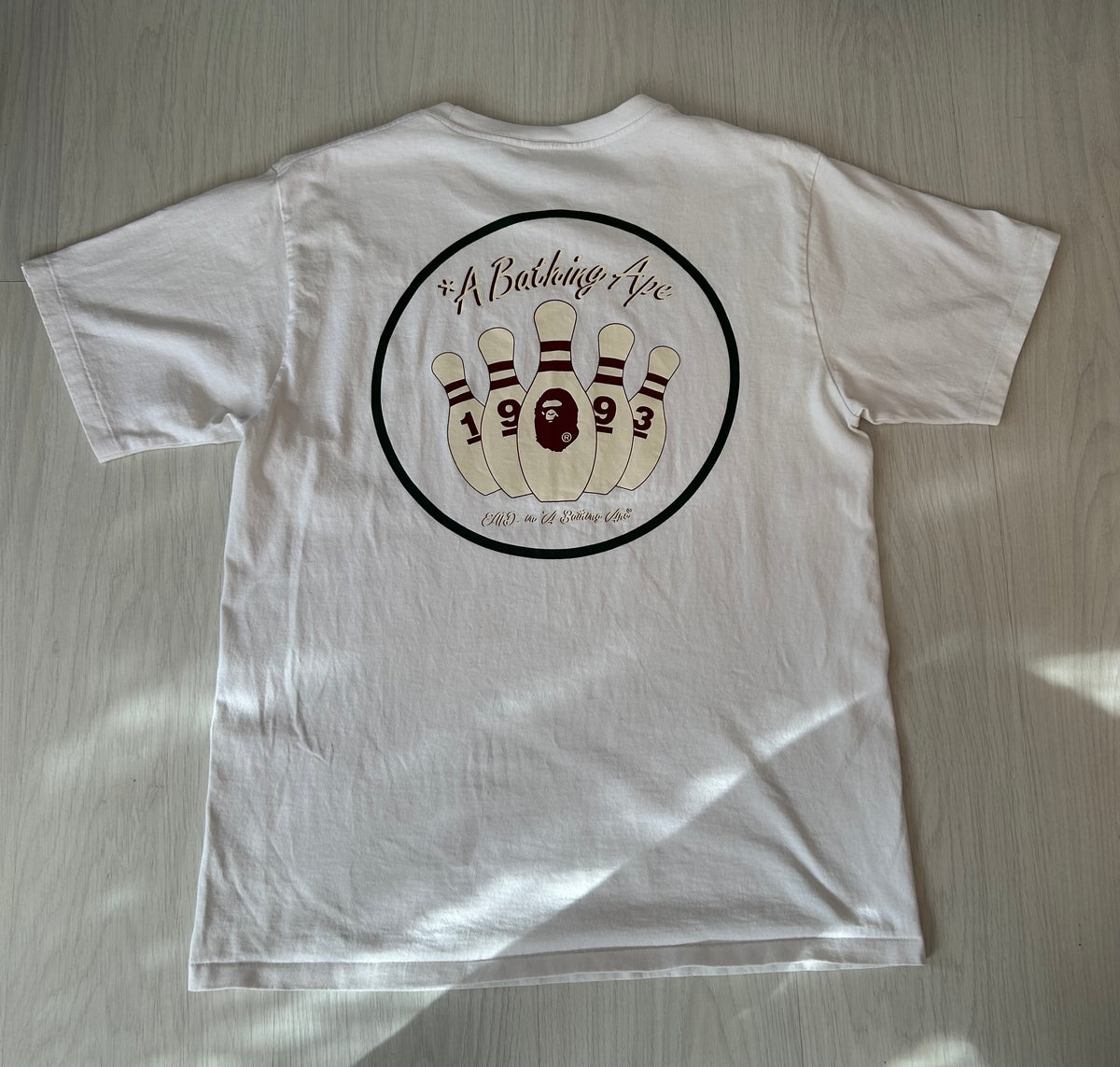 A Bathing Ape X END Bowling T-Shirt - Size Large