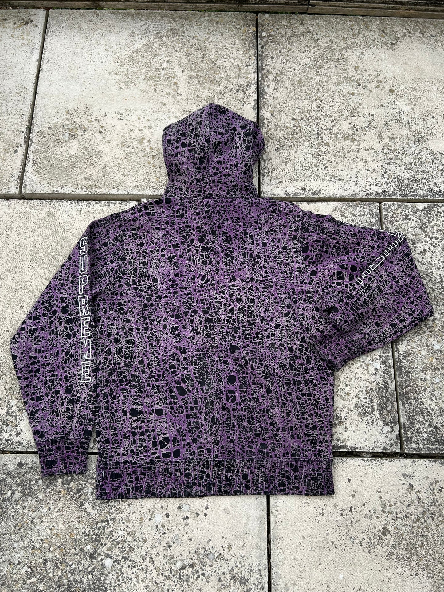 Supreme Marble Hoodie - Size Medium