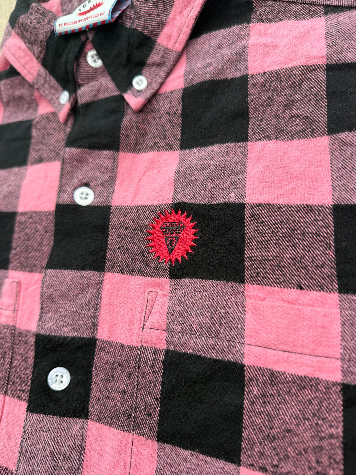 Billionaire Boys Club ICECREAM Flannel Shirt - Size Small