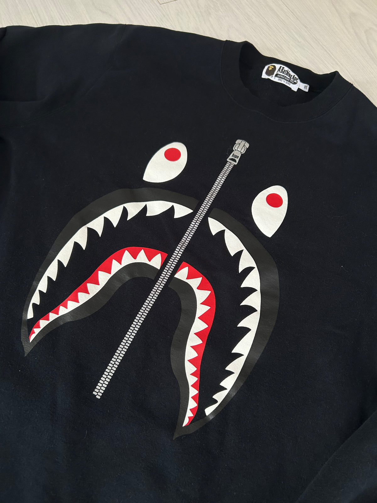 A Bathing Ape Shark Crewneck - Size XXL