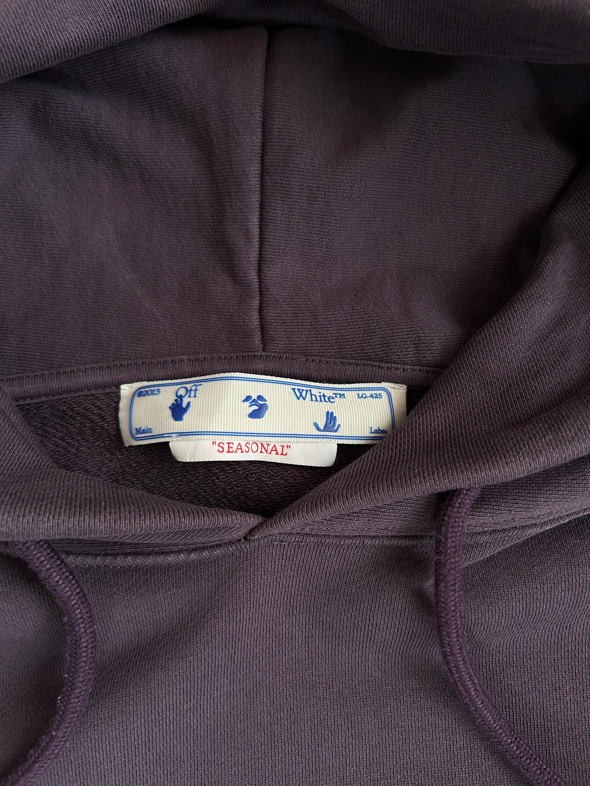 Off-White Paint Arrows Logo Skate Hoodie - Size Medium