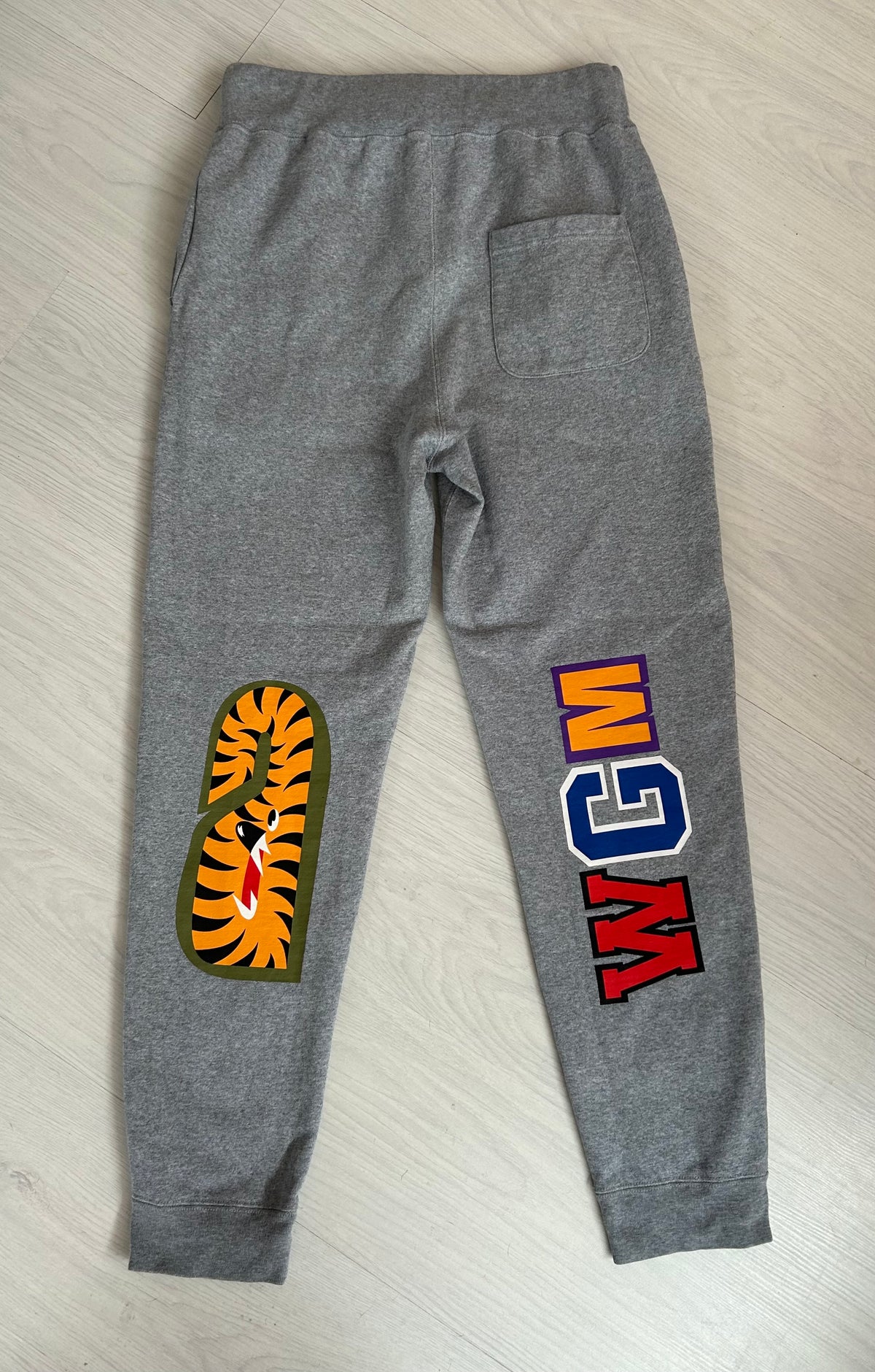 A Bathing Ape Shark & Tiger WGM Joggers - Size Medium