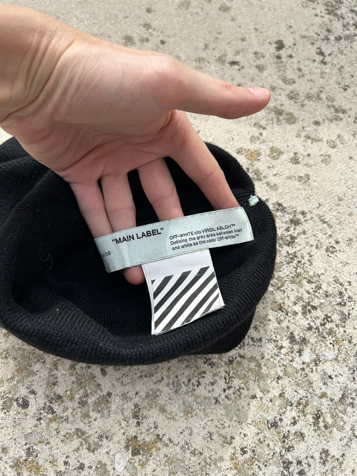 Off-White Patch Beanie - O/S