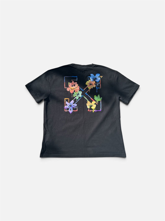 Off-White Floral Arrows T-Shirt - Size Large