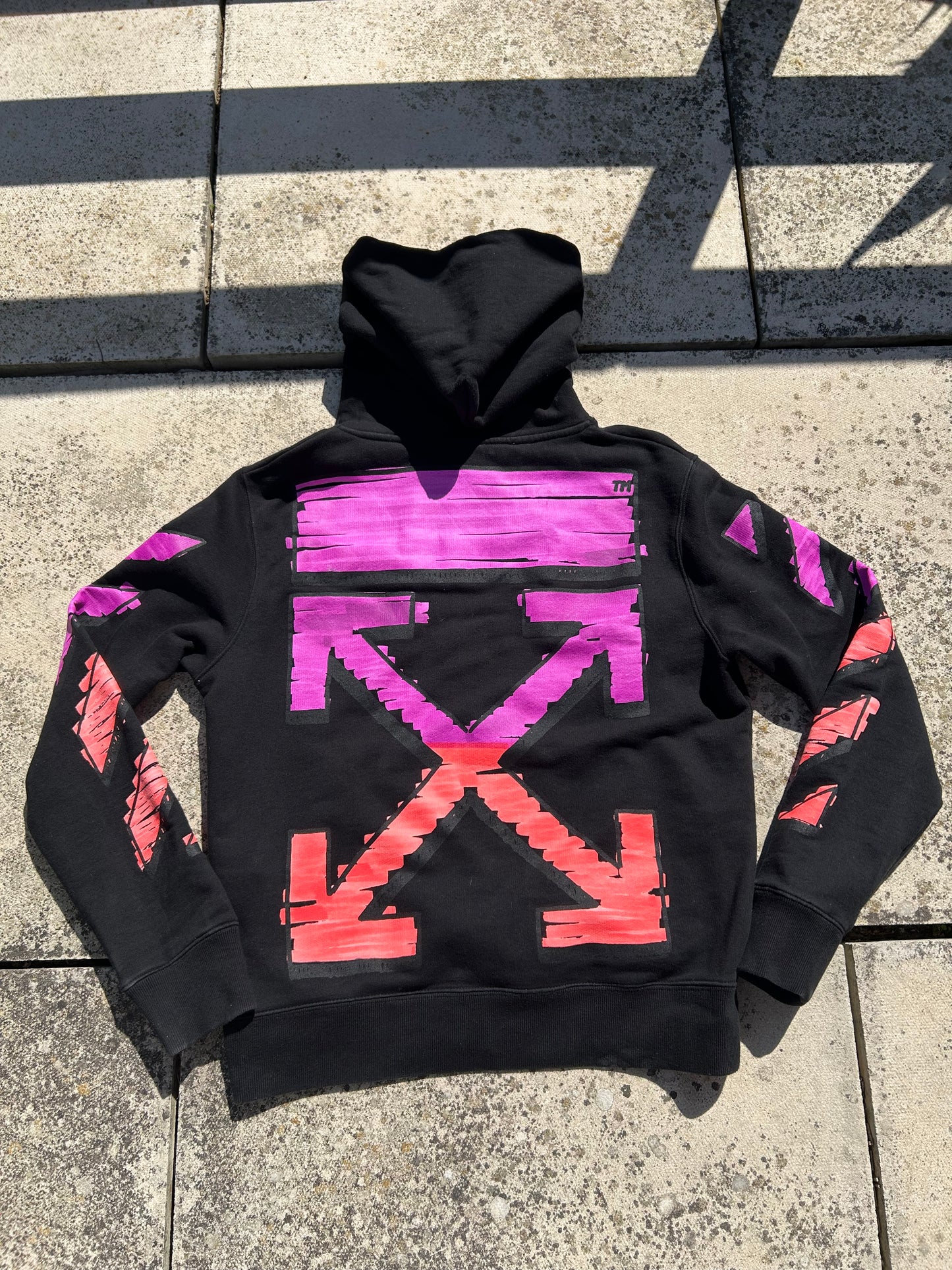 Off-White Marker Slim Hoodie - Size Small