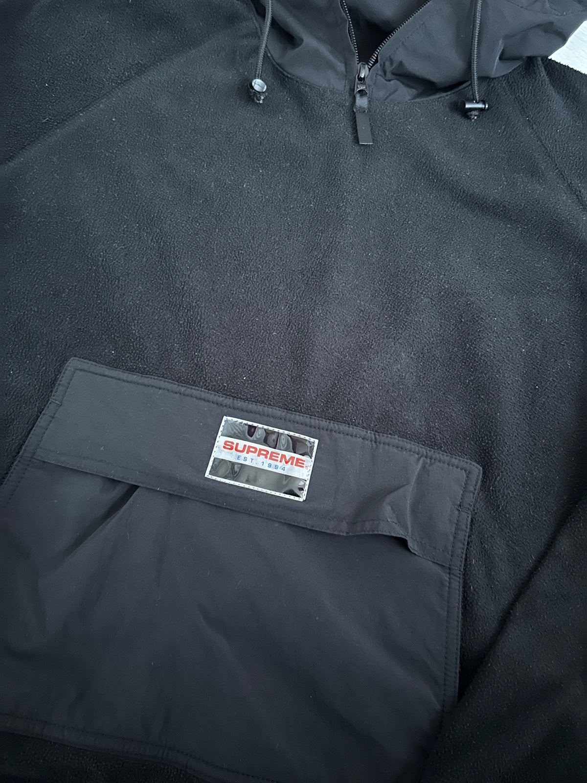 Supreme Fleece Anorak Hoodie - Size Small