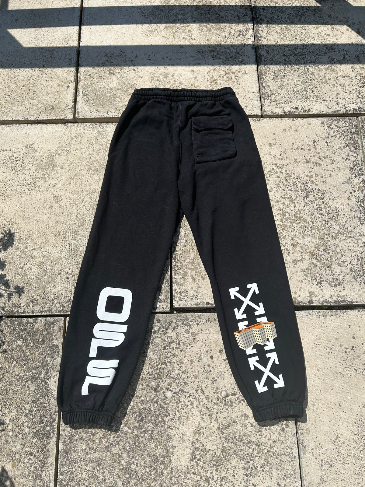 Off-White Wavy Line Golden Ratio Joggers - Size Small