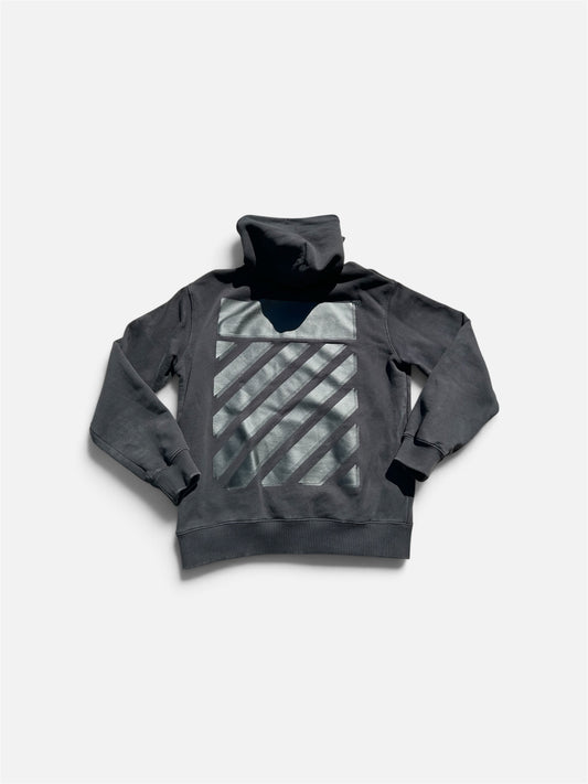 Off-White Triple Black Hoodie - Size Large