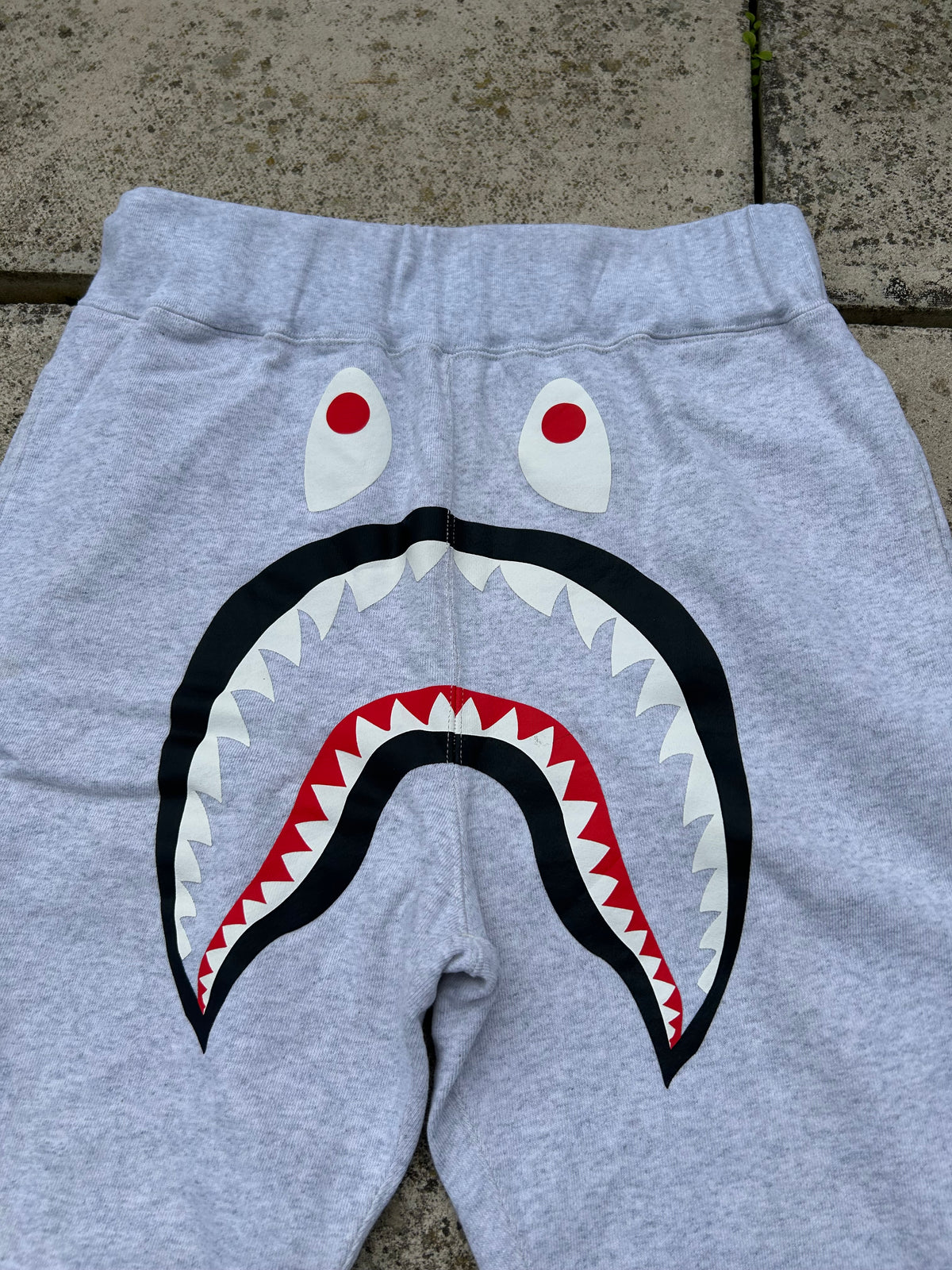 A Bathing Ape Shark Line Rib Joggers - Size Small