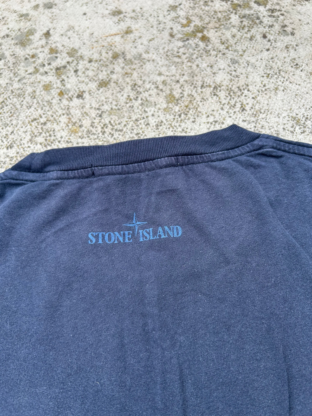 Stone Island Compass Print T-Shirt - Size Medium