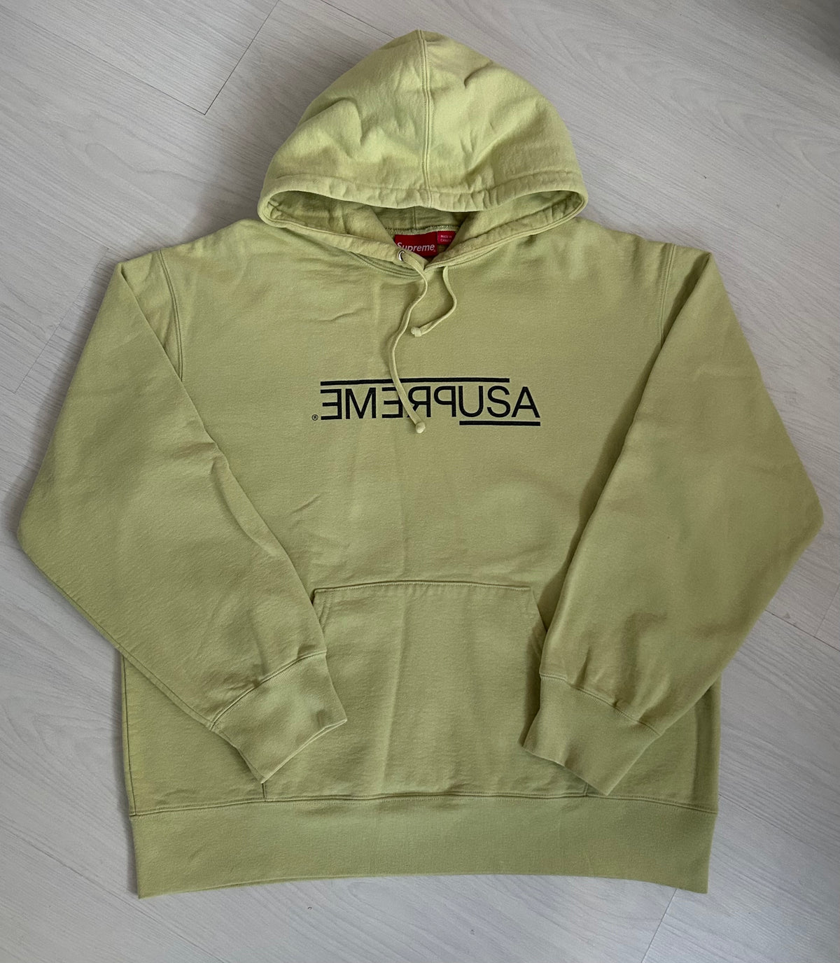 Supreme USA Hooded Sweatshirt - Size Large