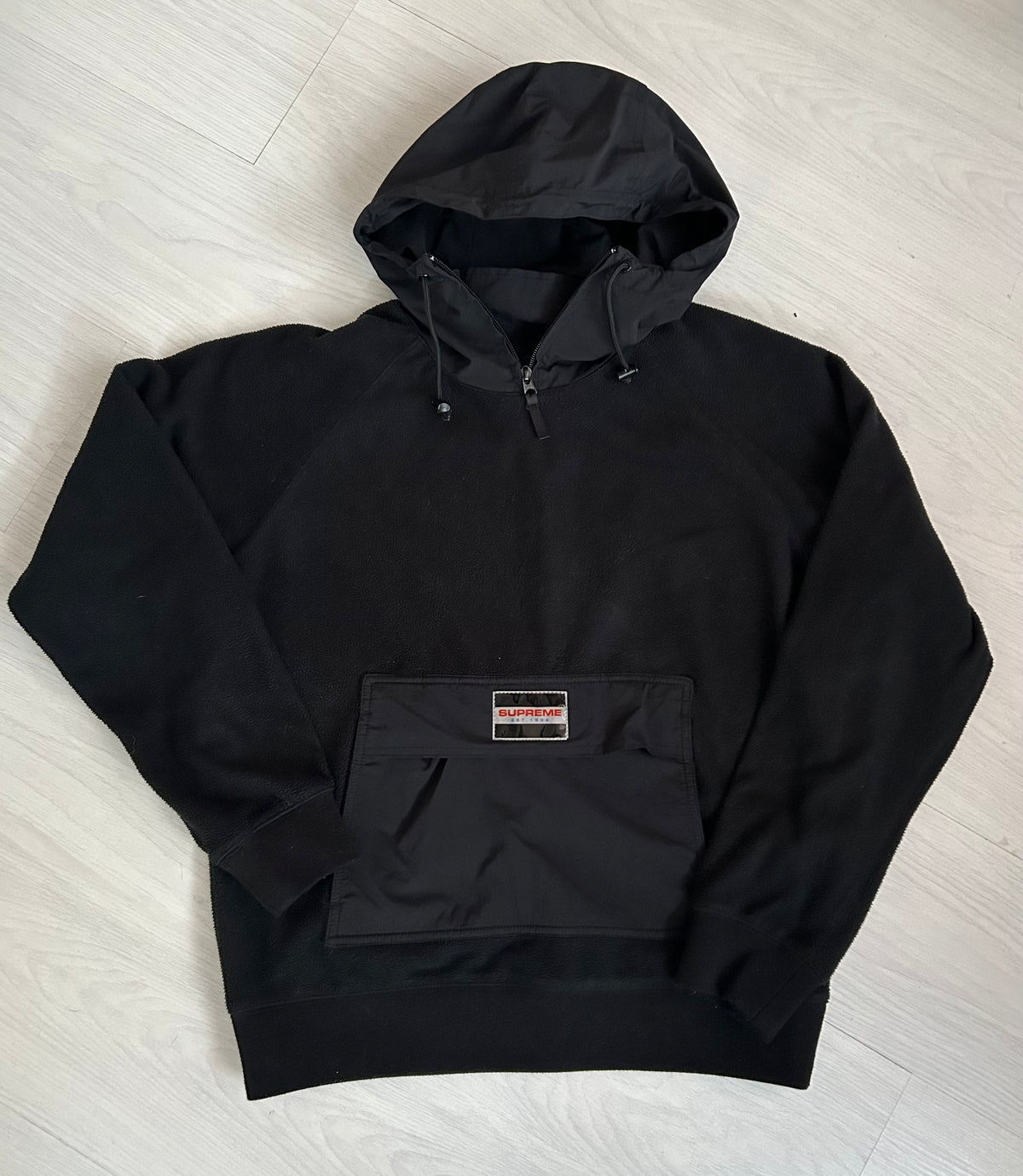 Supreme Fleece Anorak Hoodie - Size Small
