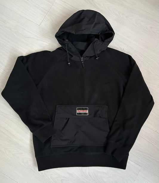 Supreme Fleece Anorak Hoodie - Size Small