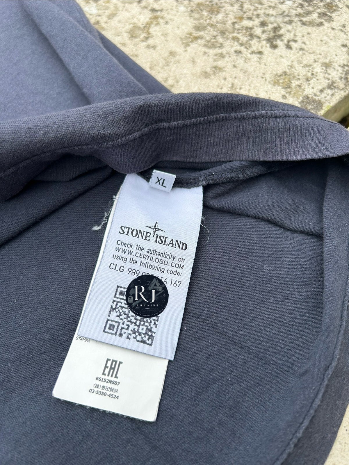 Stone Island Compass Print T-Shirt - Size XL