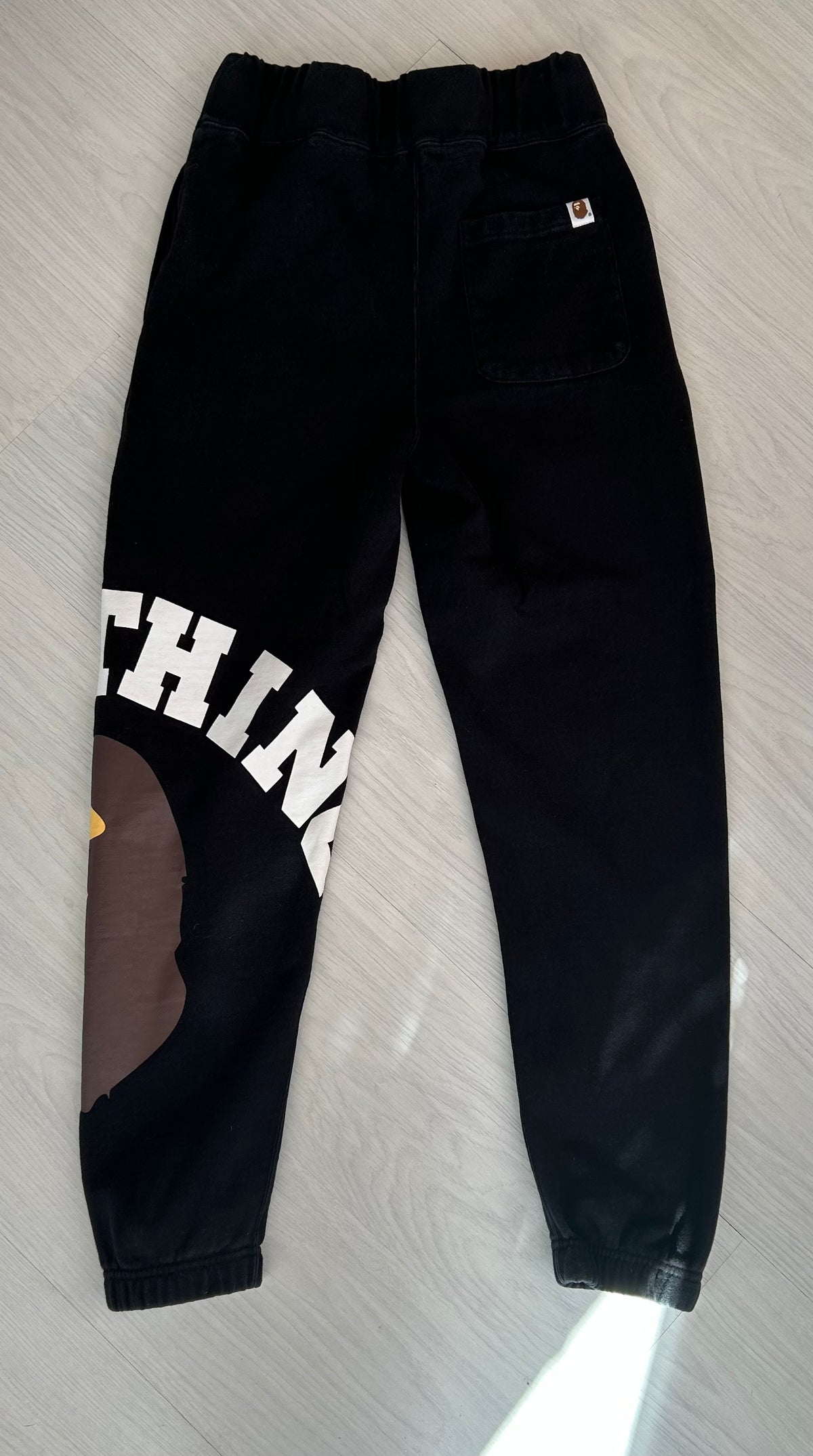 A Bathing Ape Giant College Joggers - Size Medium