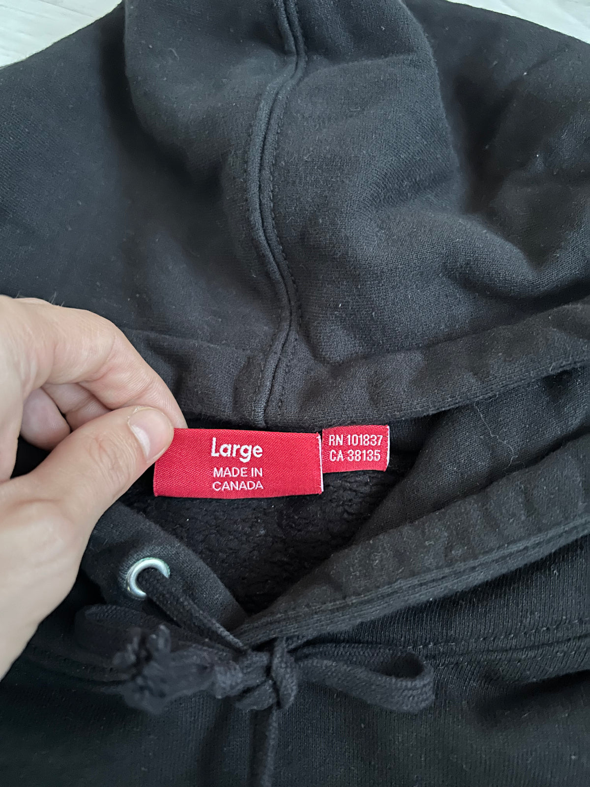Supreme Invert Hooded Sweatshirt - Size Large