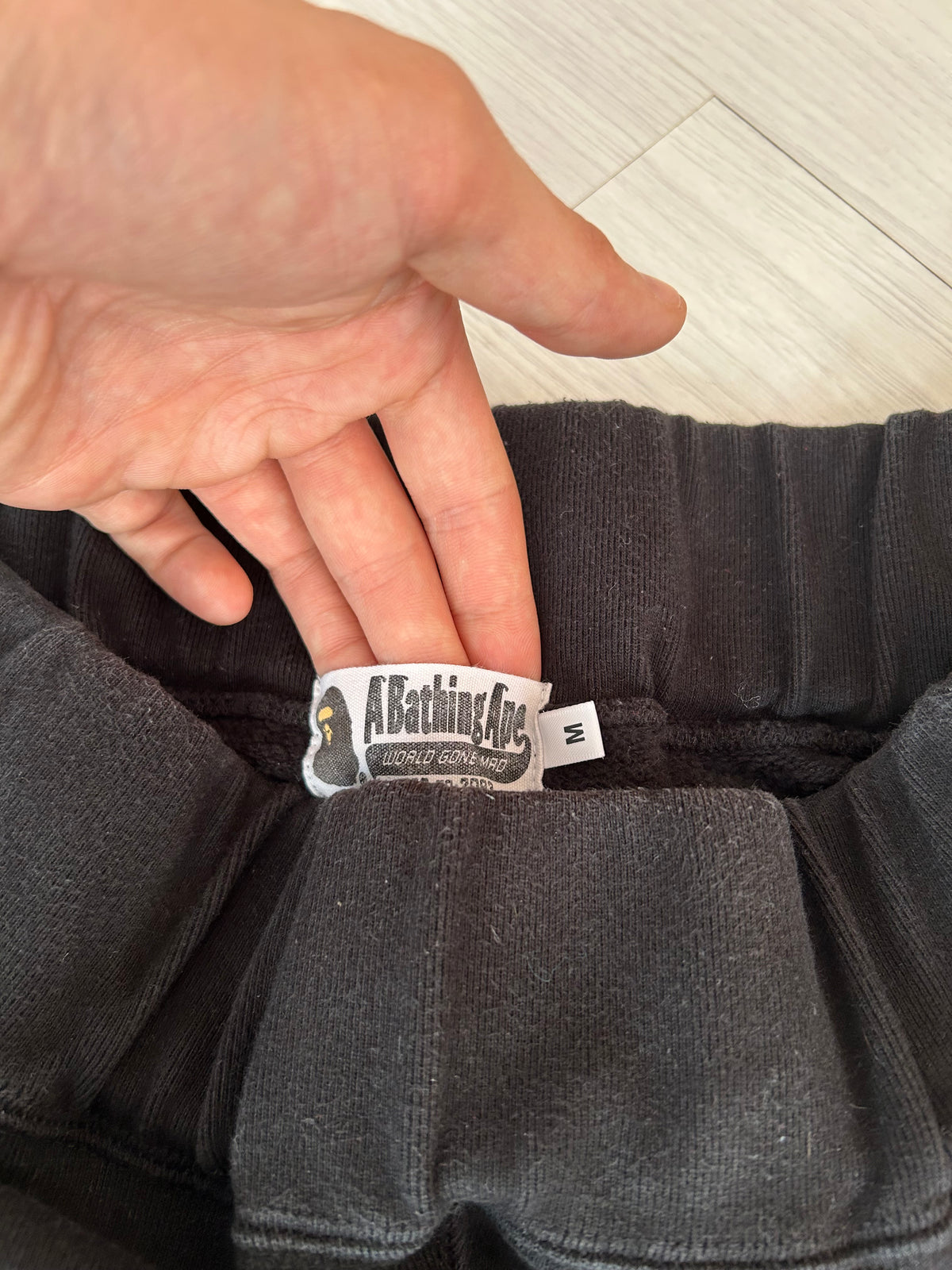 A Bathing Ape Giant College Joggers - Size Medium