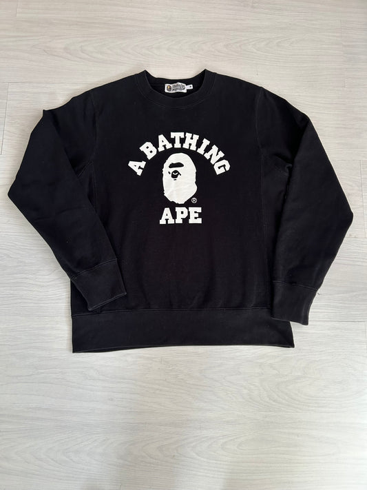 A Bathing Ape Classic College Crewneck - Size Medium