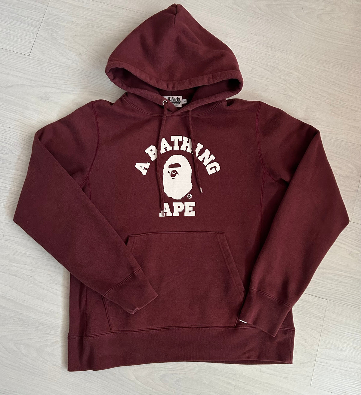 A Bathing Ape College Hoodie - Size Large