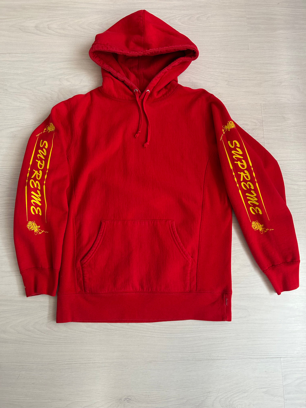 Supreme Rose Sleeve Hoodie - Size Large