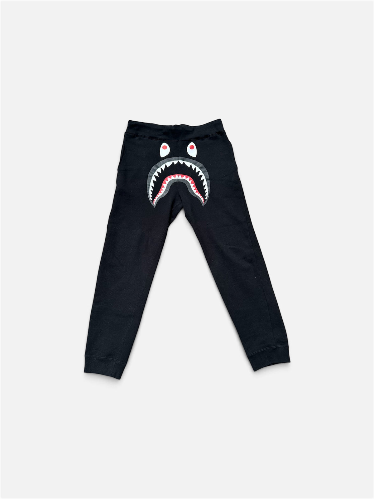A Bathing Ape Shark Black Joggers - Size Large