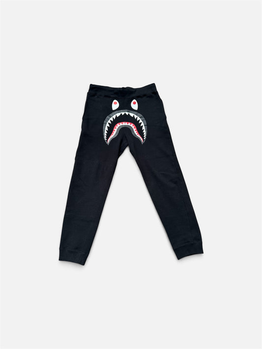 A Bathing Ape Shark Black Joggers - Size Large