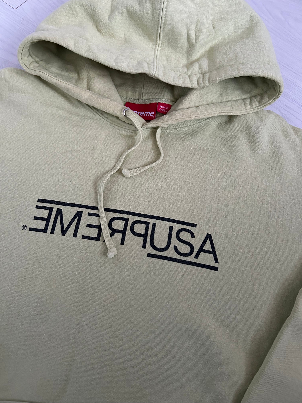 Supreme USA Hooded Sweatshirt - Size Large