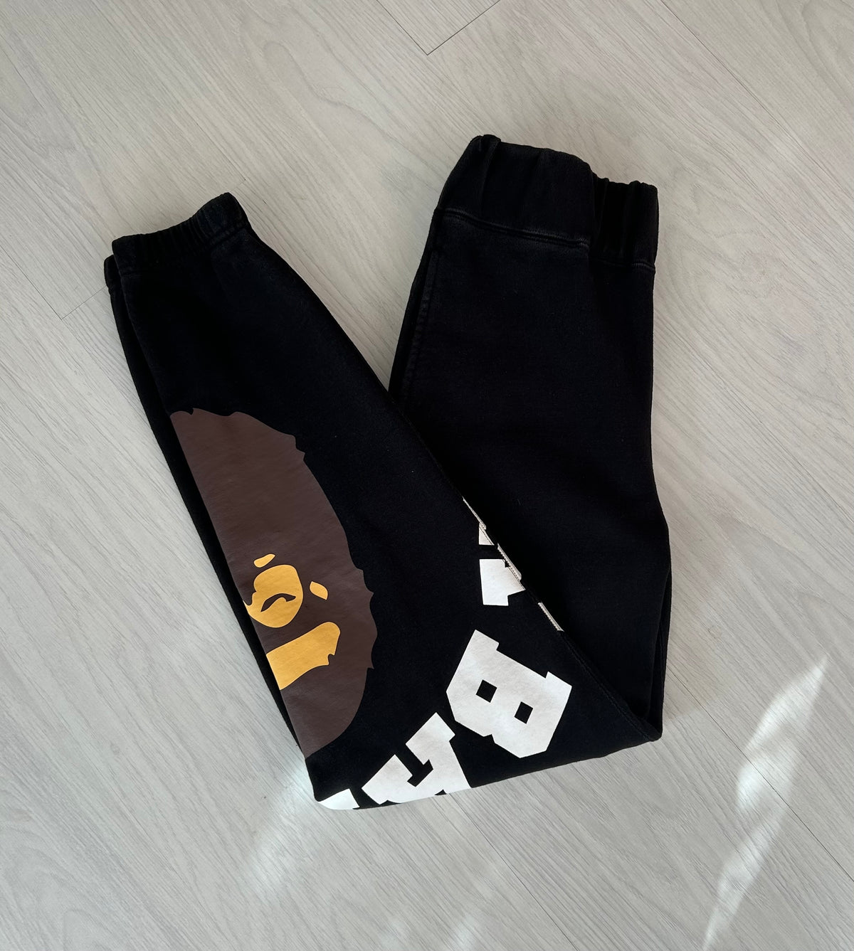 A Bathing Ape Giant College Joggers - Size Medium